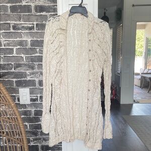 Free people Elegant Cream Women's lace top